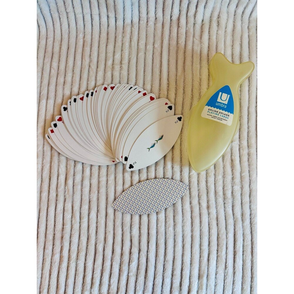 Umbra Fish Card Deck and Container